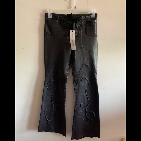 Hand Crafted North beach Leather Pants